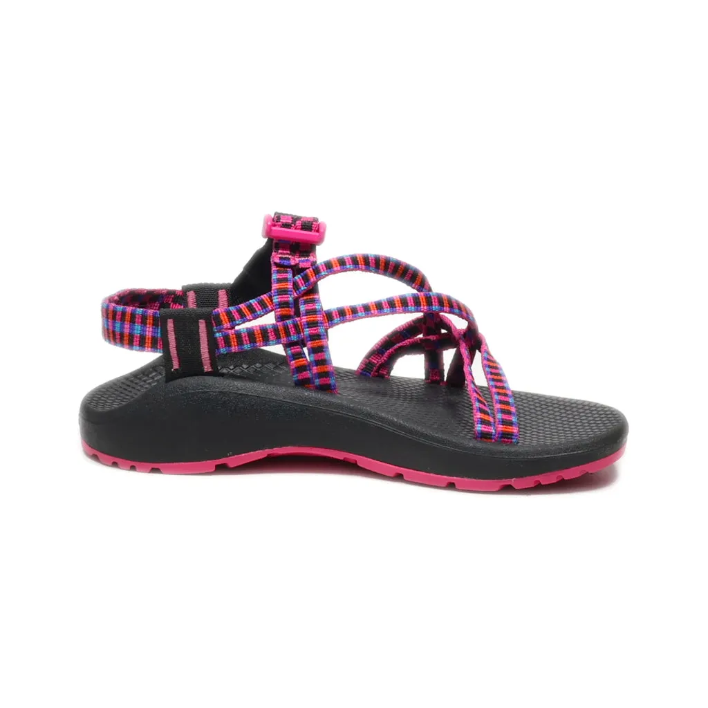 Chaco Flat Sandals Canvas Pink Colour For Women