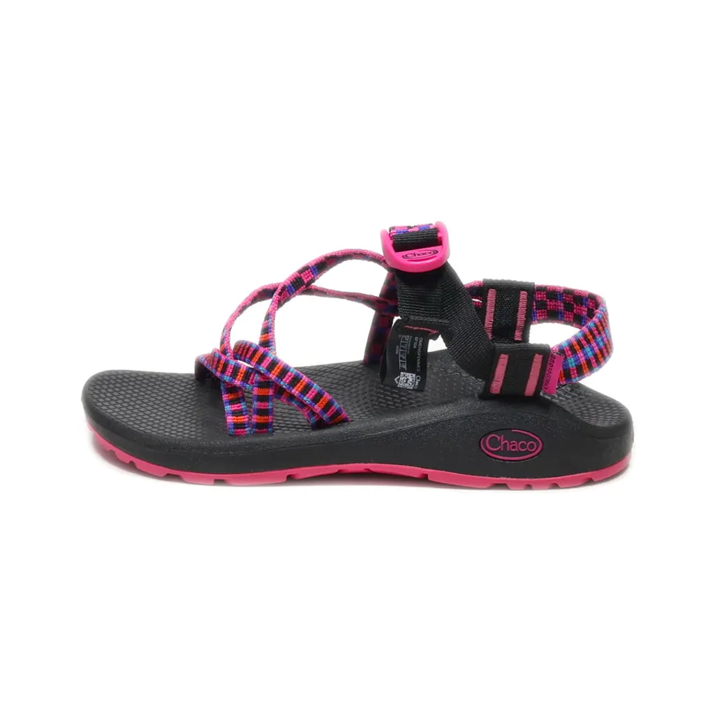 Chaco Flat Sandals Canvas Pink Colour For Women