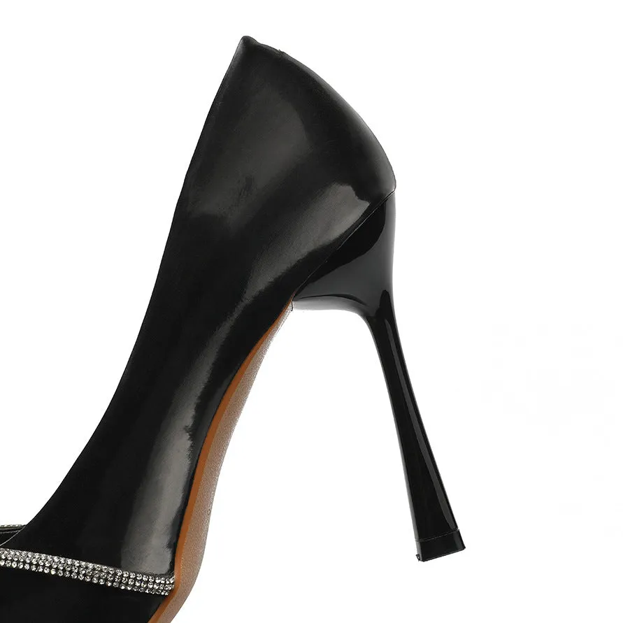 Cross Diamond high heels Shoe