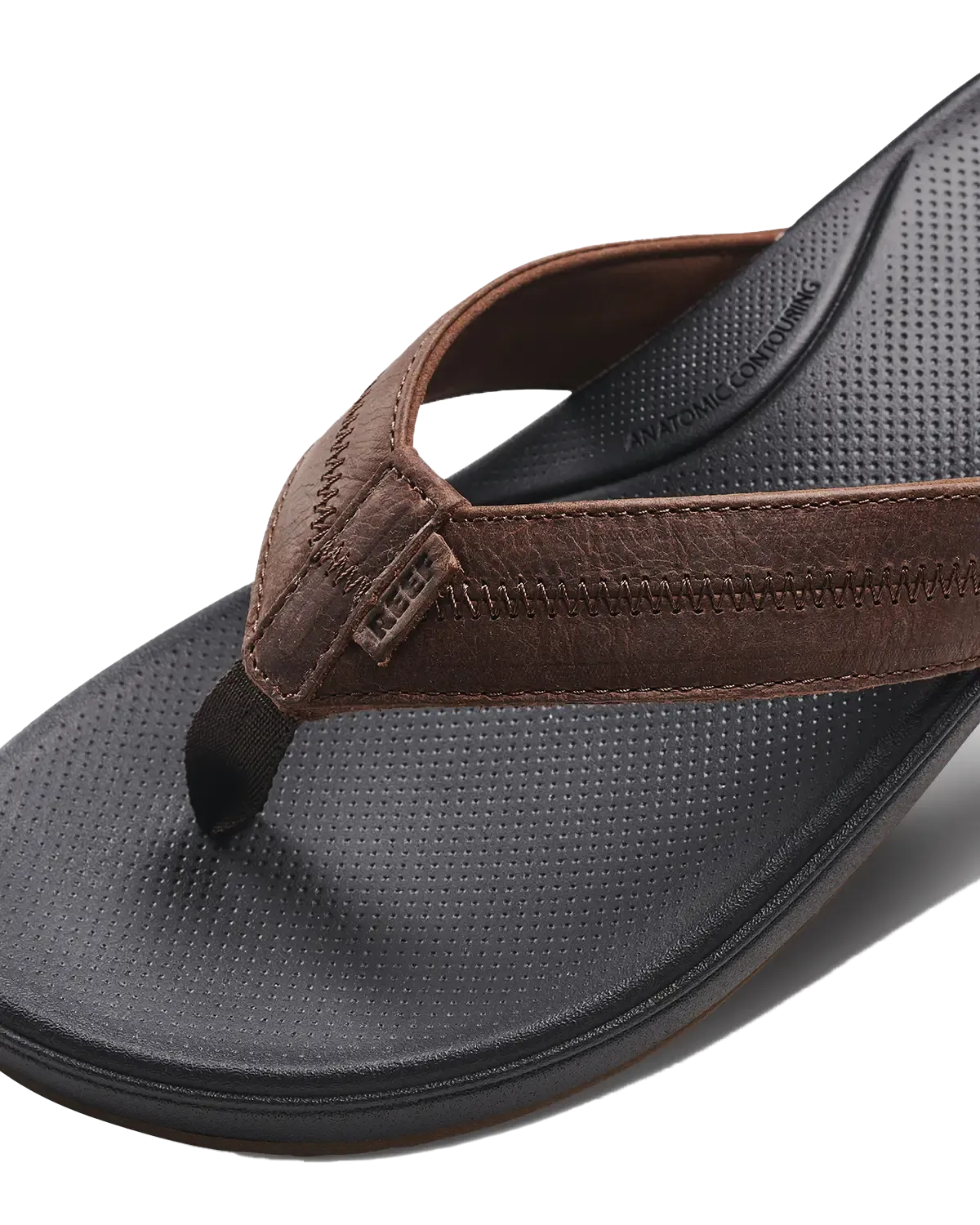 Cushion Phantom 2.0 Flip Flops in Brown & Black