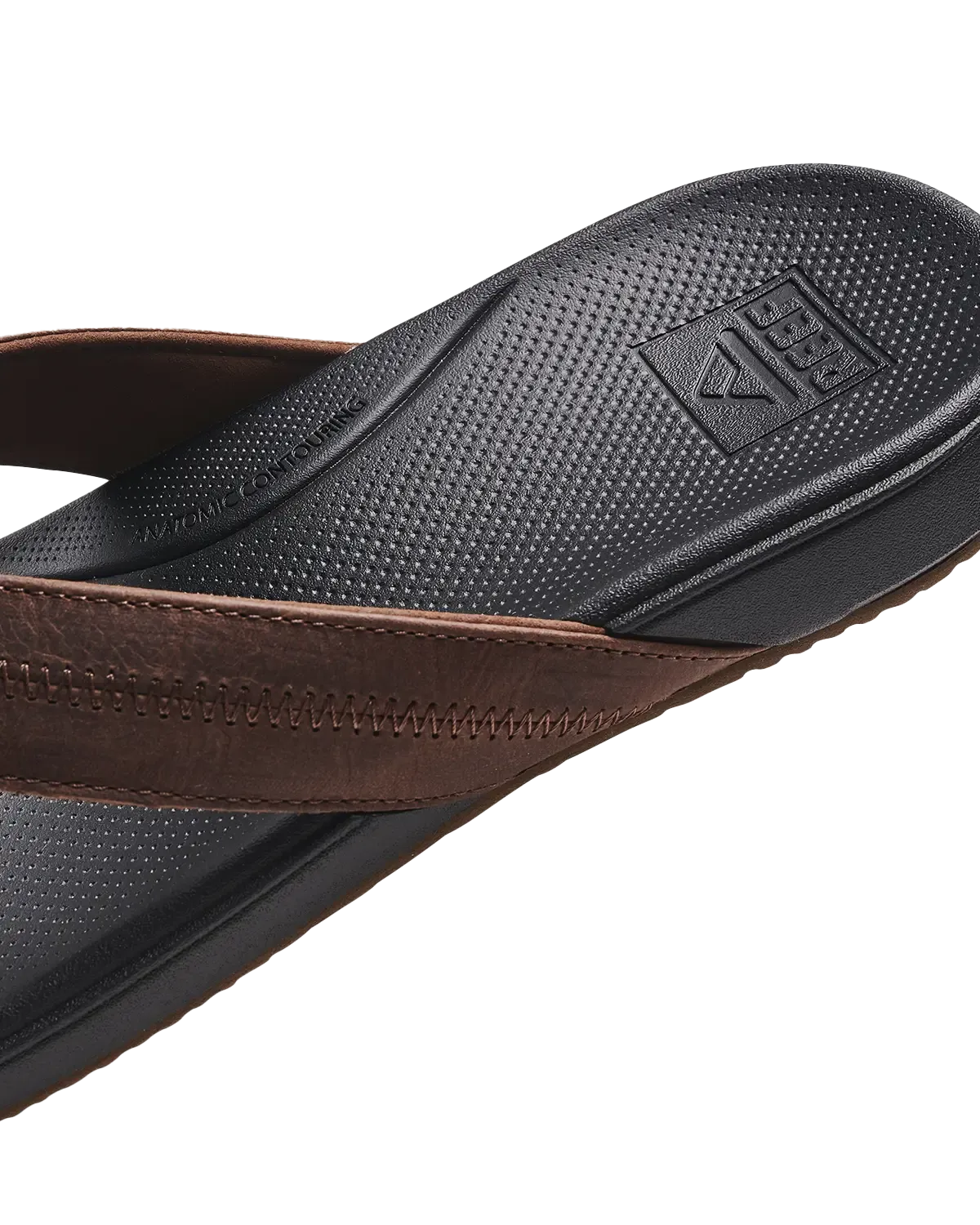 Cushion Phantom 2.0 Flip Flops in Brown & Black