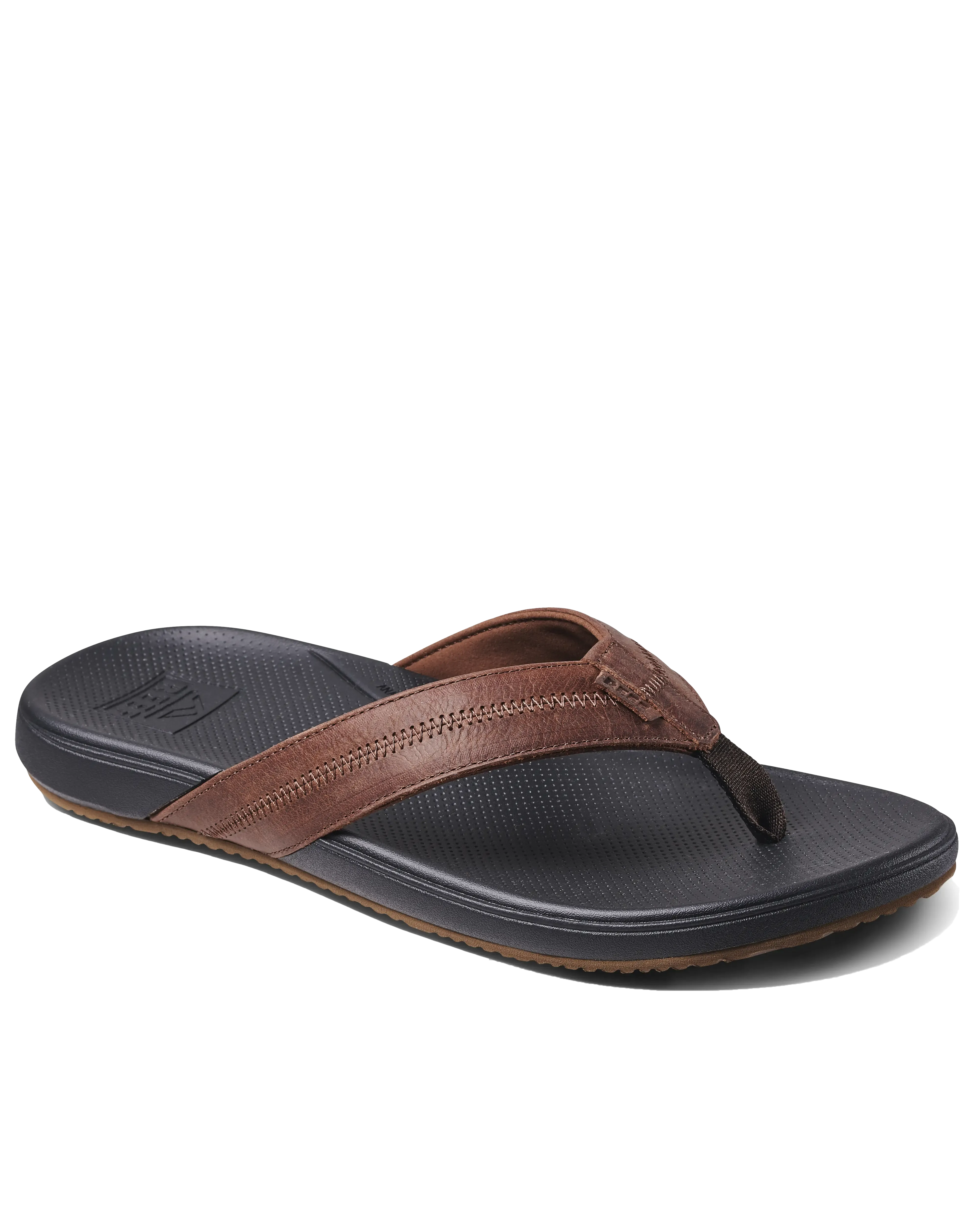 Cushion Phantom 2.0 Flip Flops in Brown & Black