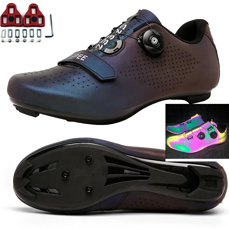 Cycling Shoes MTB Men Self-Locking Road Bike Shoes Speed Sneakers Racing Riding Boots Women SPD Pedal Mountain Bicycle Footwear