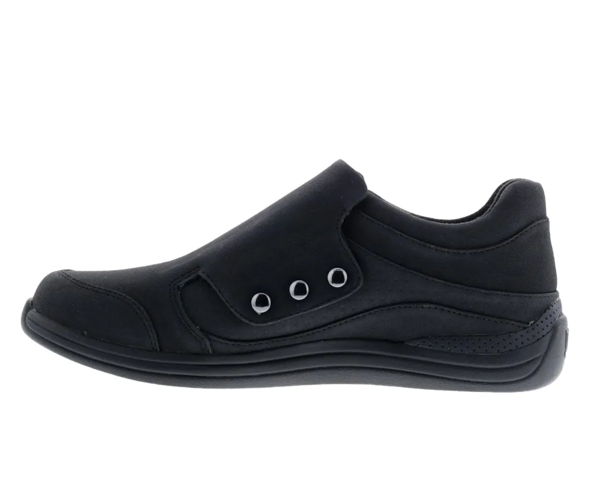 Drew Bouquet Women Casual Shoe In Black Nubuck