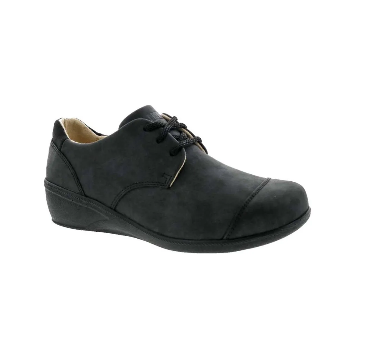 Drew Jemma Women Casual Shoe In Black Leather