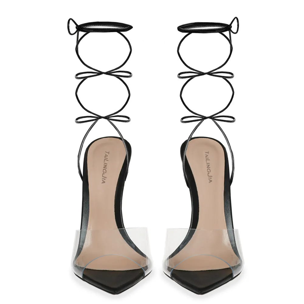 Elegant Minimalist Women's High Heeled Sandals