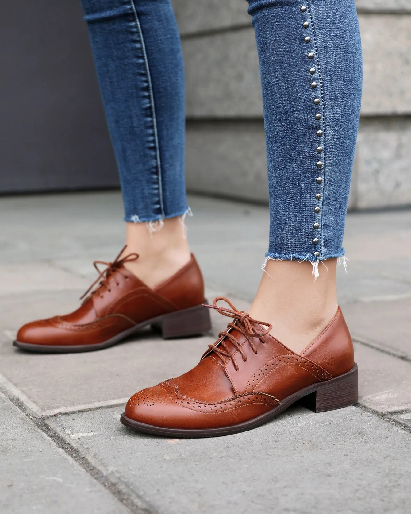 elveswallet Business casual Lace-up Brogues Shoes