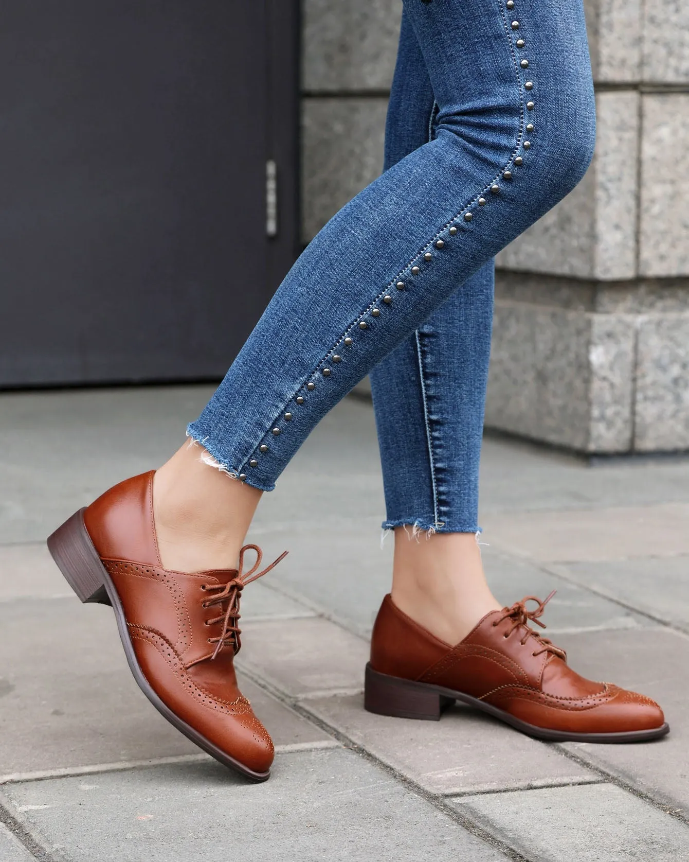 elveswallet Business casual Lace-up Brogues Shoes