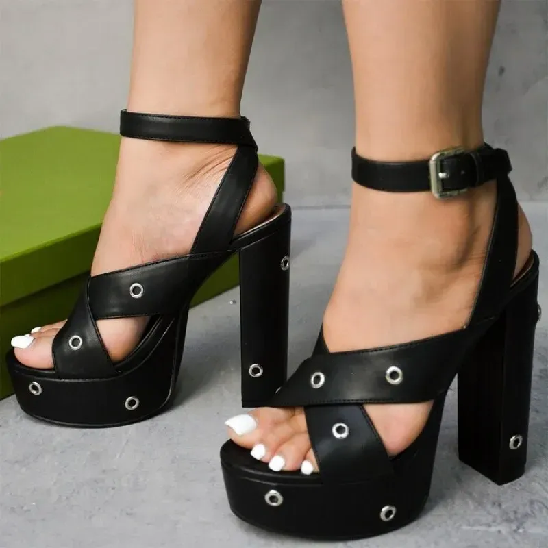 Fascination Buckle Heels