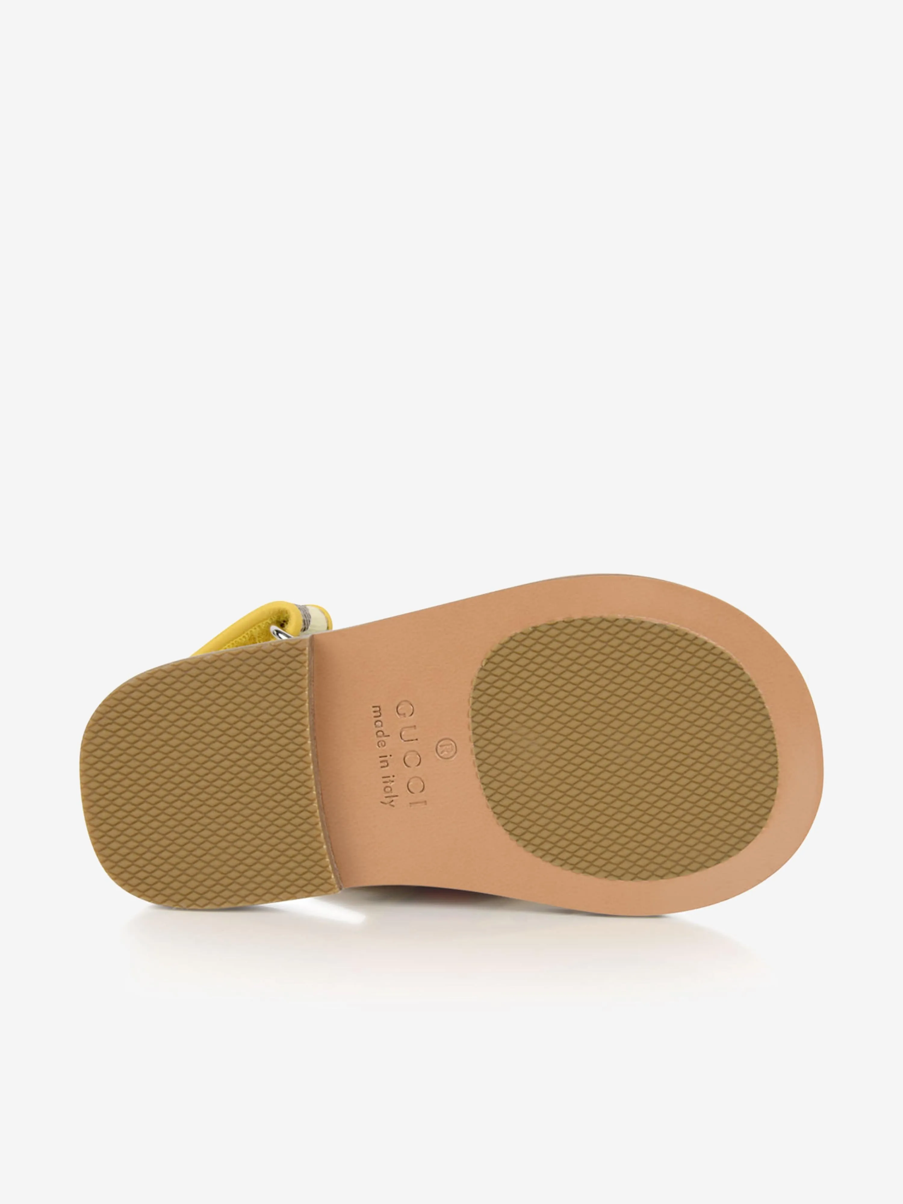 Gucci Girls Sandals - Beige Supreme Canvas GG Heart Sandals