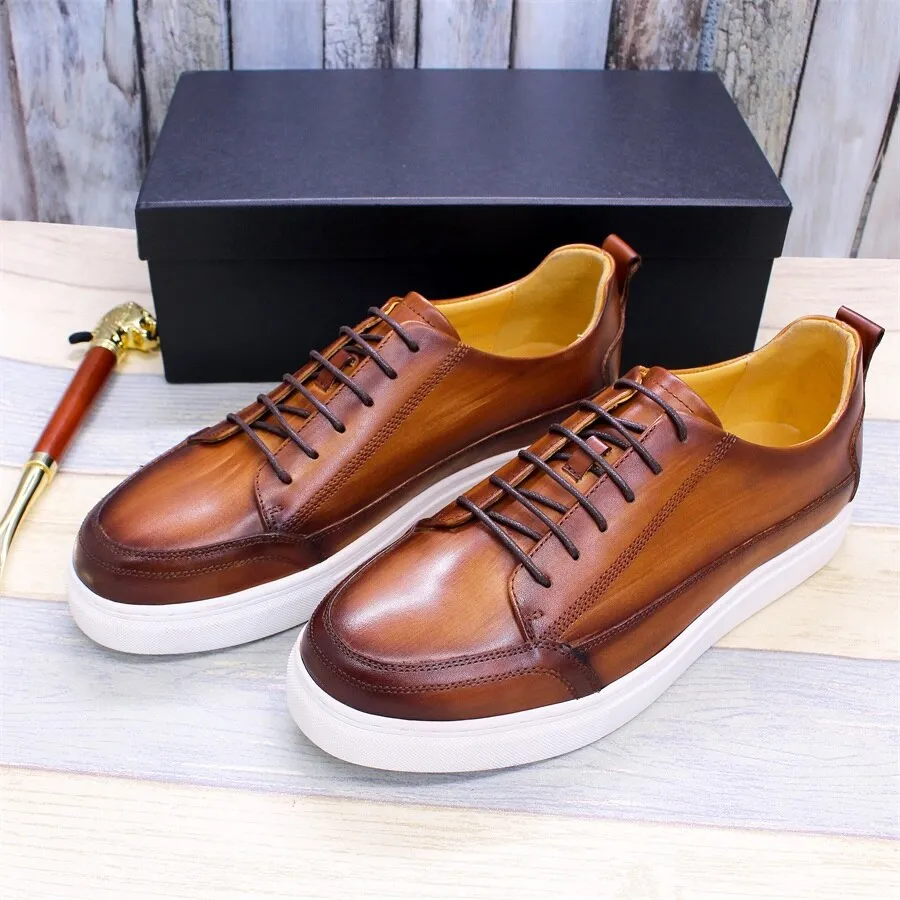 Handmade Men's Leather Casual Shoes