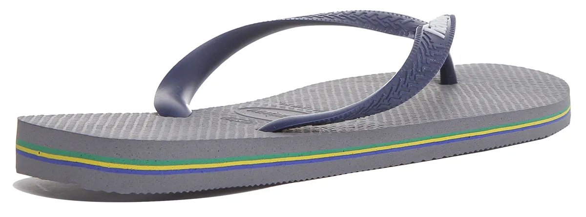 Havaianas Brasil Logo In Grey