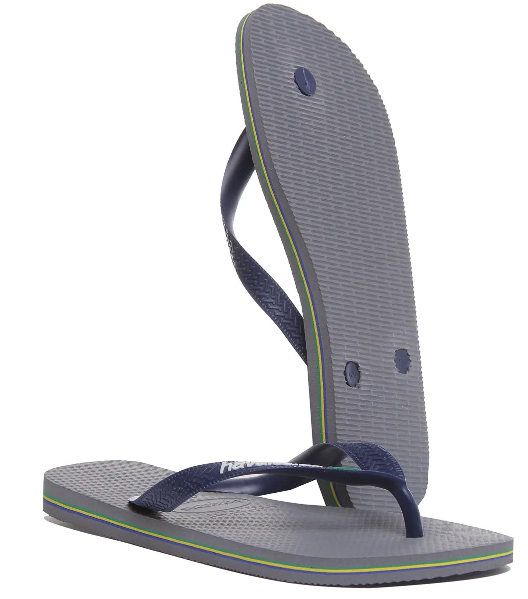 Havaianas Brasil Logo In Grey