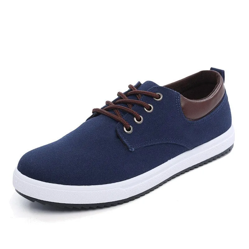 Hnzxzm Fashion Canvas Shoes Men Brand Shoes Breathable Flat Soft Comfortable Men's Casual Shoes Classic Male Brand Footwear A317