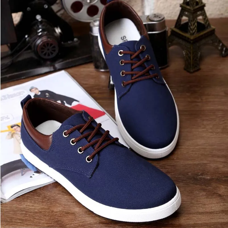 Hnzxzm Fashion Canvas Shoes Men Brand Shoes Breathable Flat Soft Comfortable Men's Casual Shoes Classic Male Brand Footwear A317