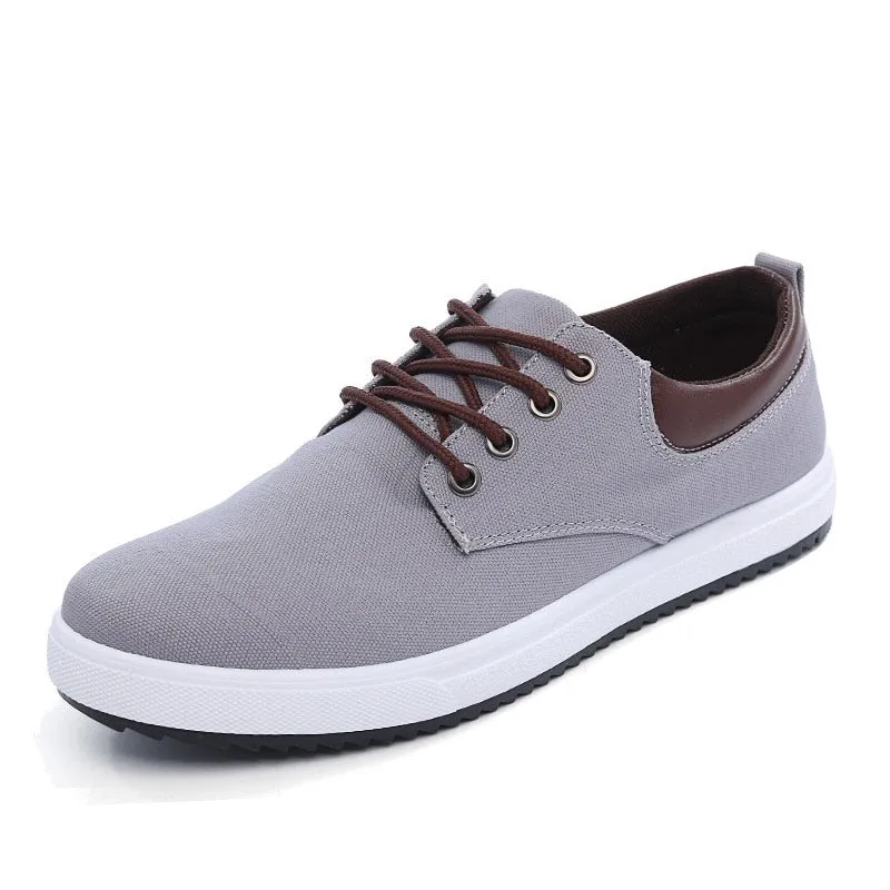 Hnzxzm Fashion Canvas Shoes Men Brand Shoes Breathable Flat Soft Comfortable Men's Casual Shoes Classic Male Brand Footwear A317