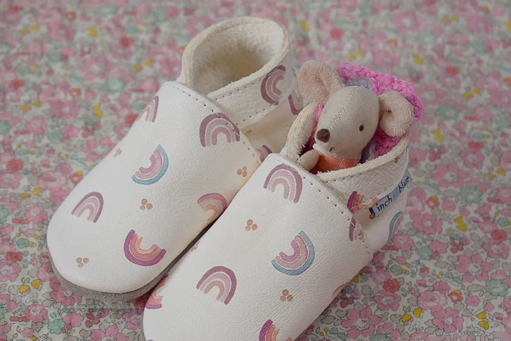 Inch Blue Rainbow Love Baby Shoes