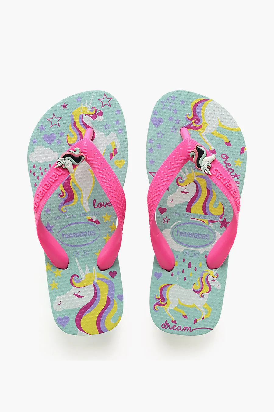 Kids Flip Flops Havaianas Unicorn Dream