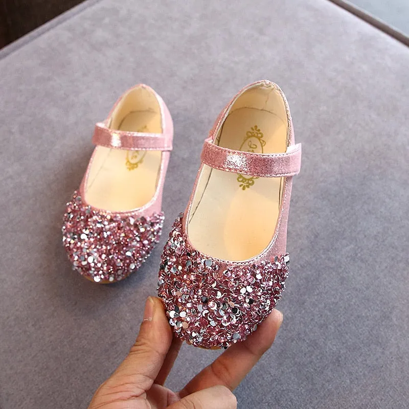 Kids Girls Glitter Princess Shoes/Sandals