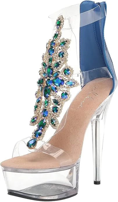 Lara-609 Bejeweled 6" Sandals