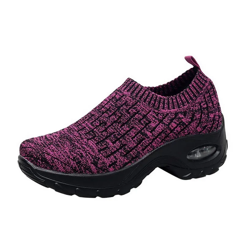 Lightweight Breathable Mesh Comfort Platform Shoes