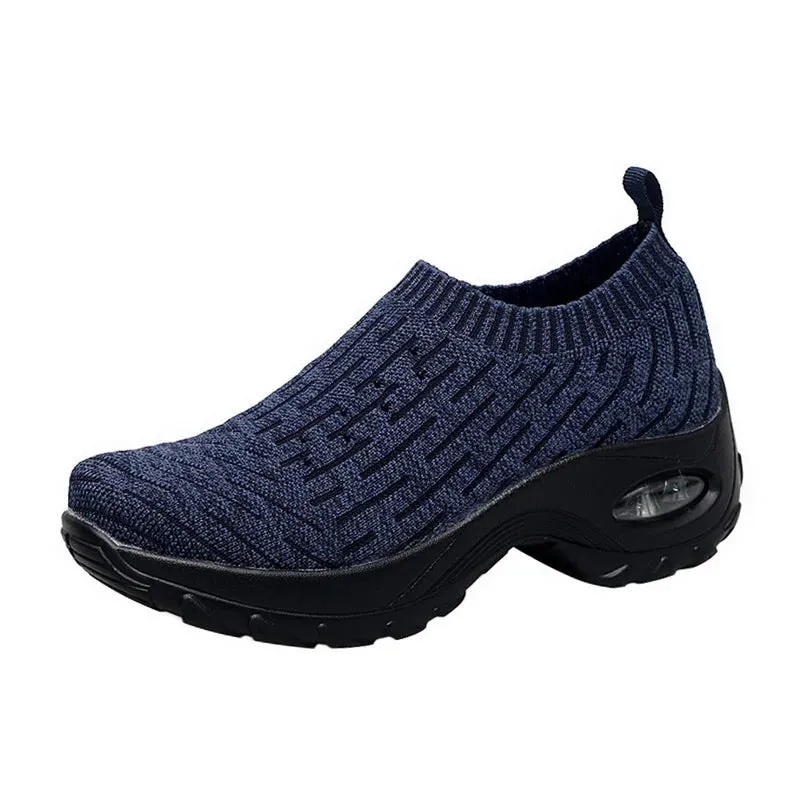 Lightweight Breathable Mesh Comfort Platform Shoes