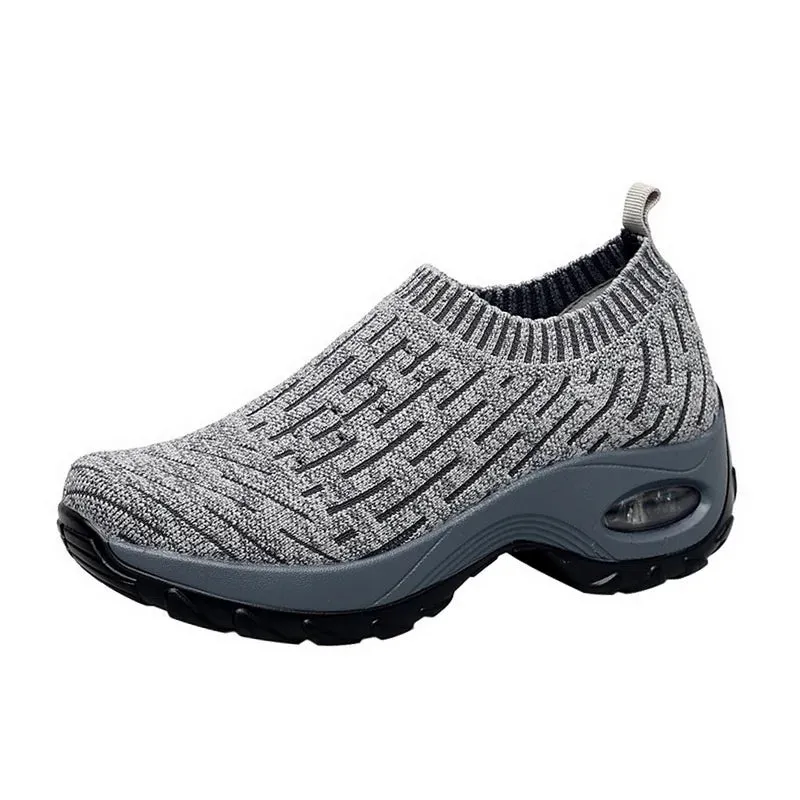 Lightweight Breathable Mesh Comfort Platform Shoes