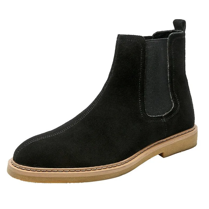 Men Chelsea Boots Shoes Men 2021 Fashion Casual Boots Autumn Comfy Classic Retro Design Men Boots Brand Men Shoes 45 46 47