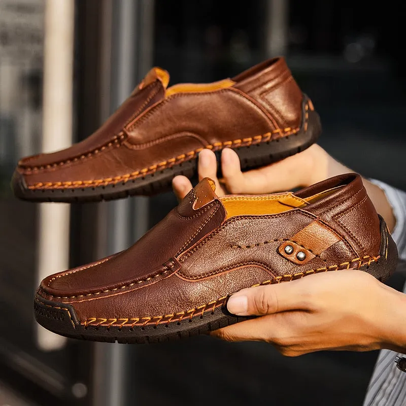 Men's Comfortable And Breathable Leather Shoes