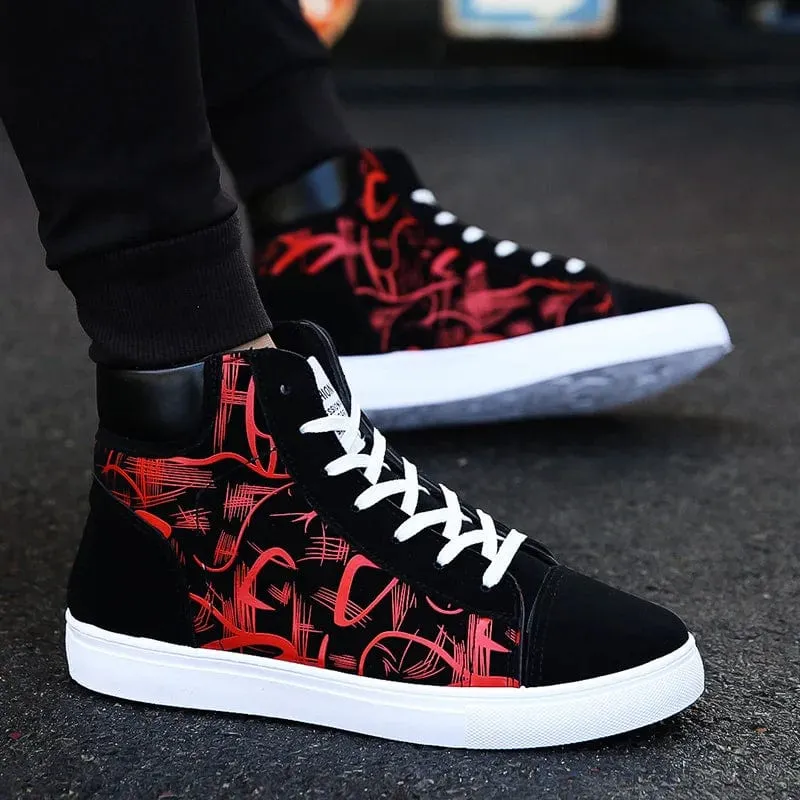 Men's Fashion Sneakers Canvas Shoes Breathable Cool Streetwear Shoes