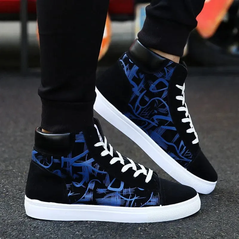 Men's Fashion Sneakers Canvas Shoes Breathable Cool Streetwear Shoes