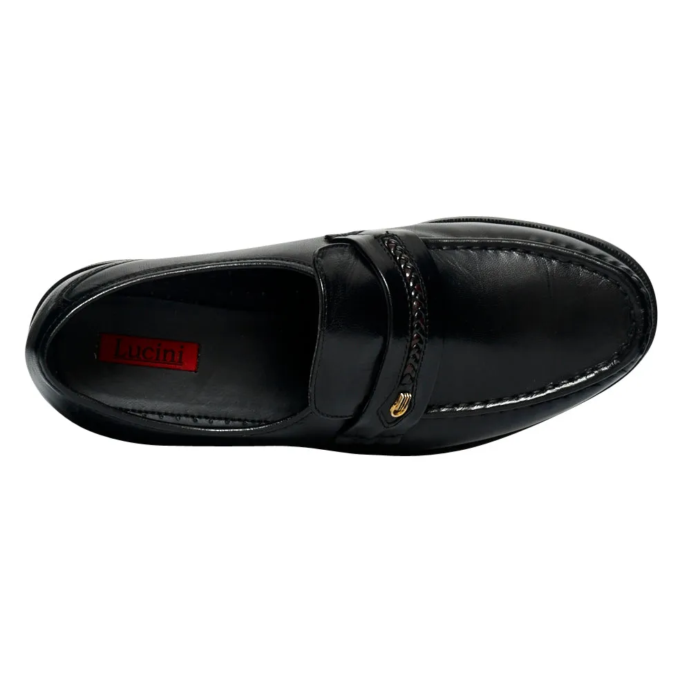 Mens Leather Formal Casual Shoes- Bartan-2_Black