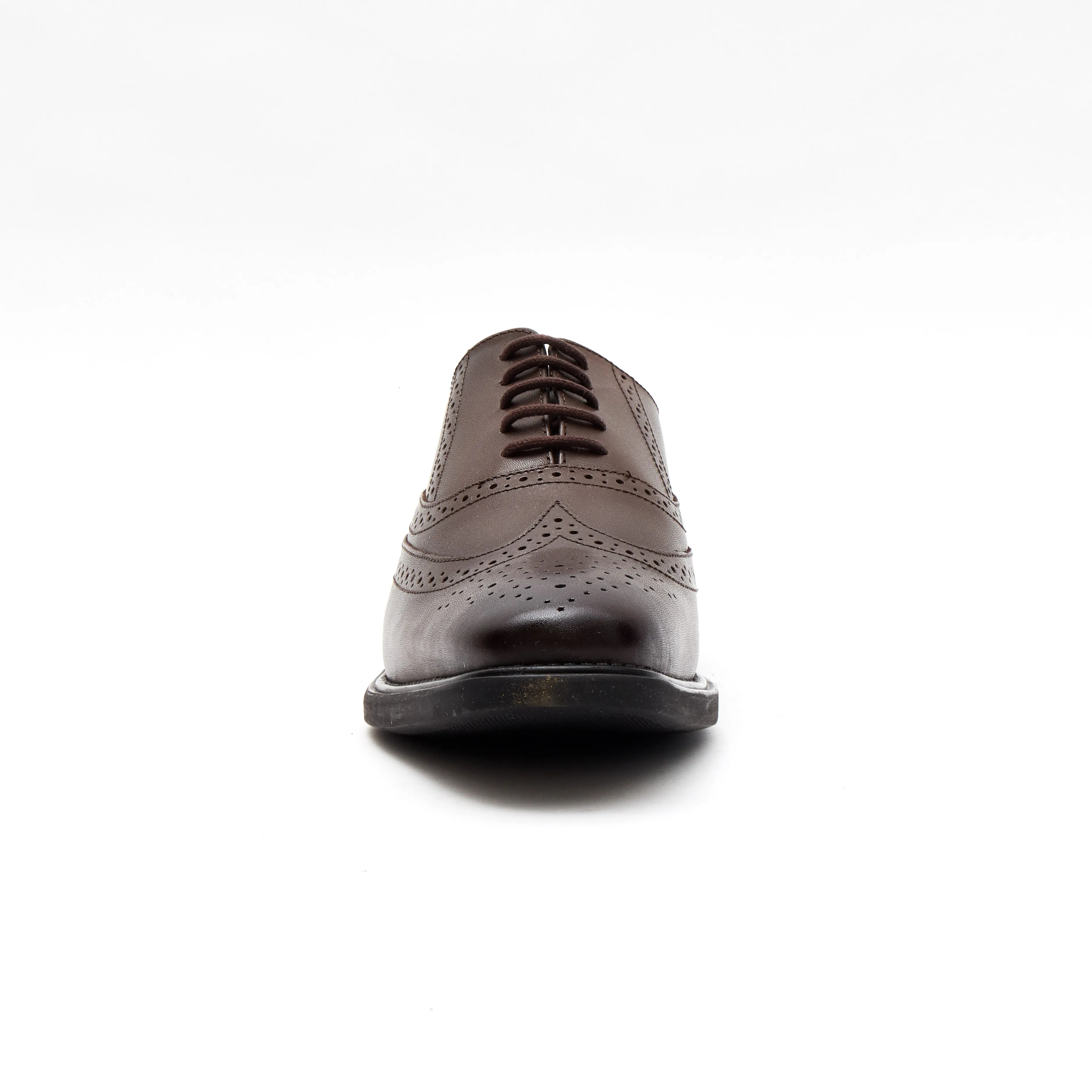 Mens Leather Formal Comfort Shoes-30817_Brown