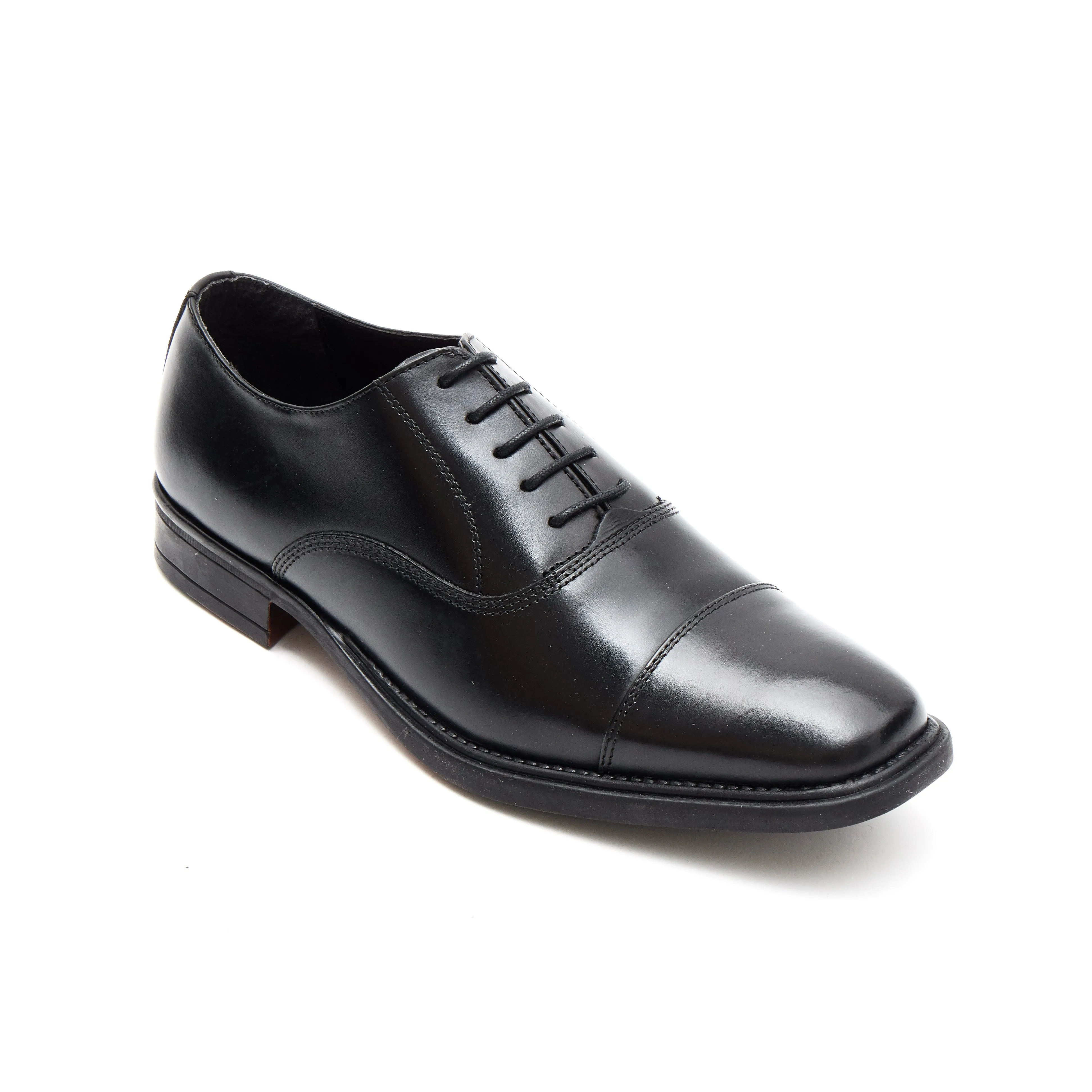 Mens Leather Formal Comfort Shoes-30977_Black