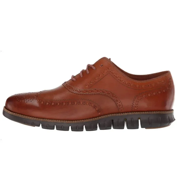 Men's Lightweight Oxford Leather Shoes with Durable Sole | Perfect for Everyday Wear