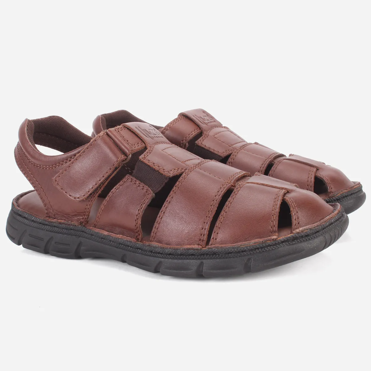 Mens "COHEAN" Comfy Leather Summer Sandals