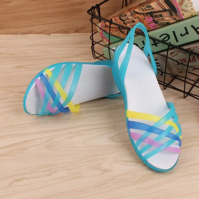 Multi Stripe Summer Sandals