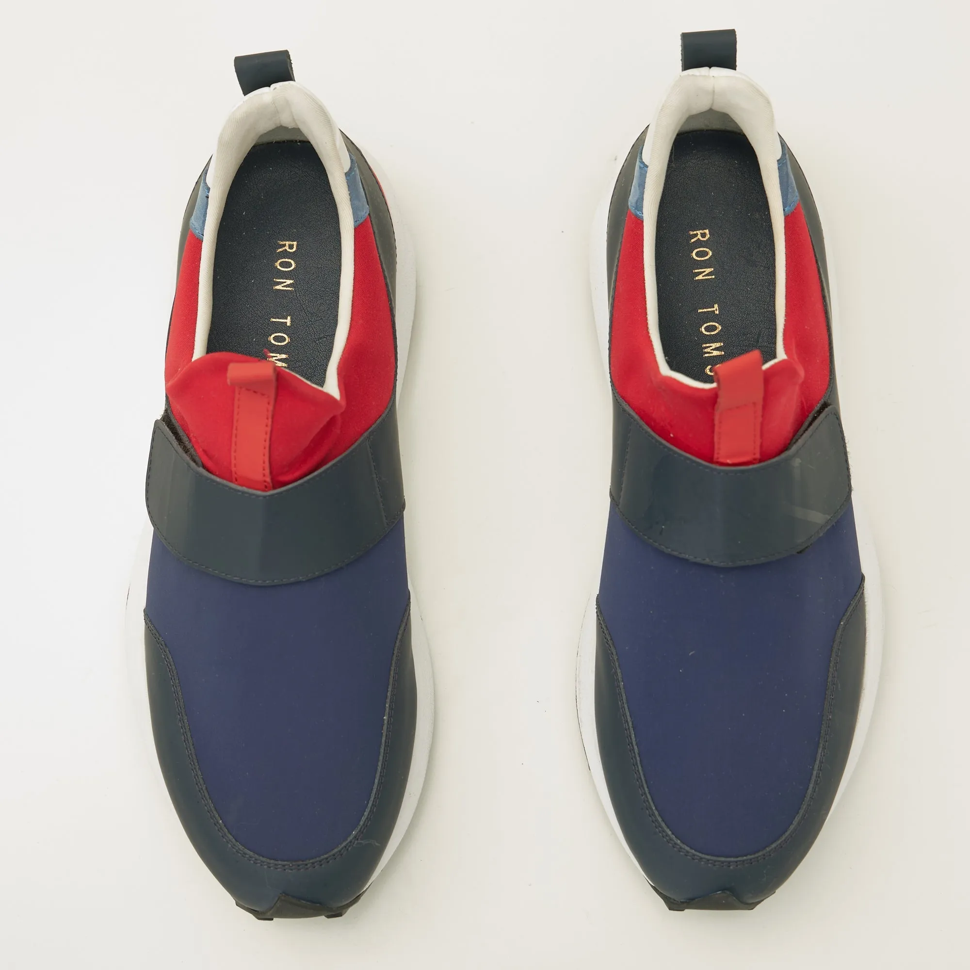 Neoprene Racers Vibram Sole - Navy Red