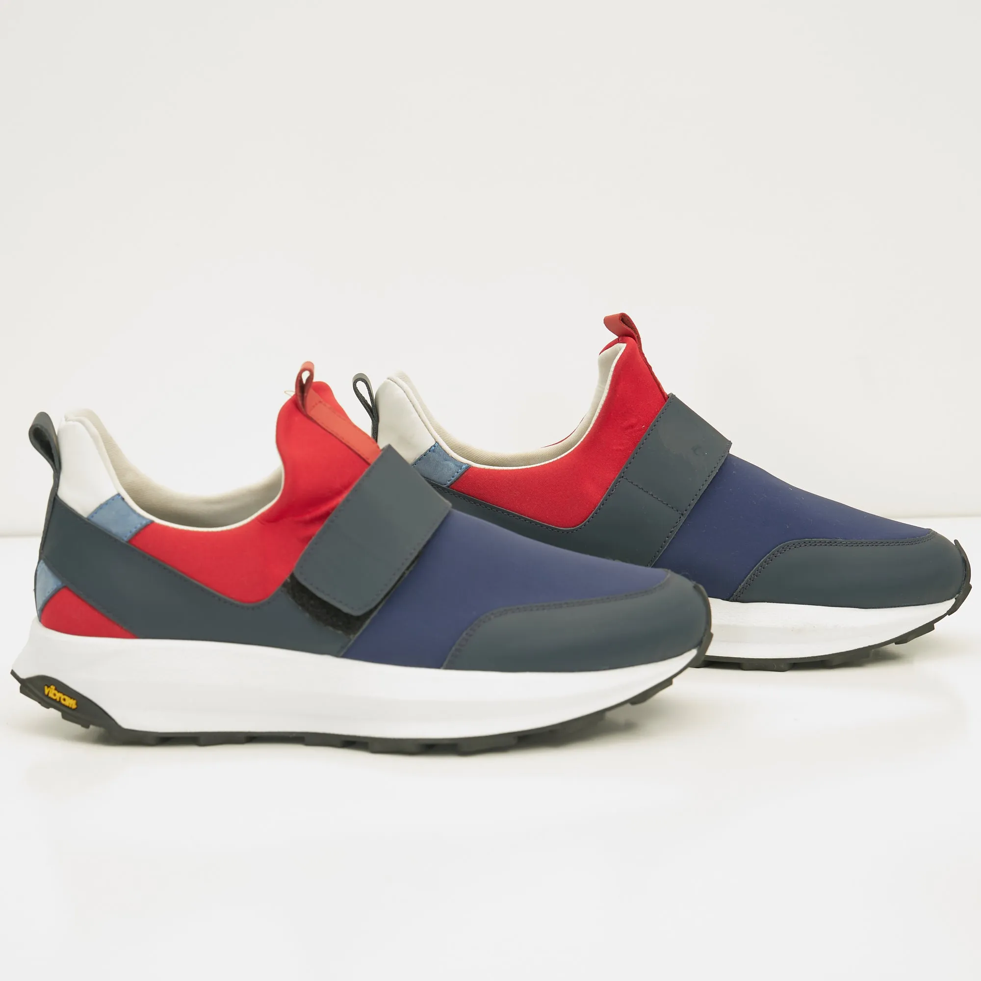 Neoprene Racers Vibram Sole - Navy Red