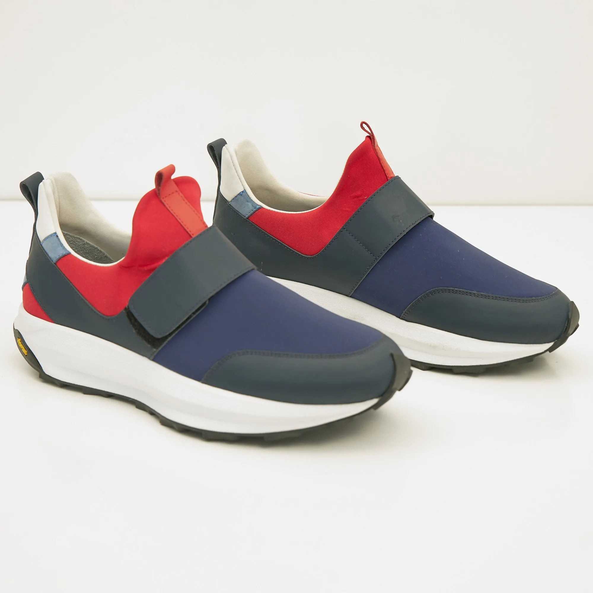 Neoprene Racers Vibram Sole - Navy Red