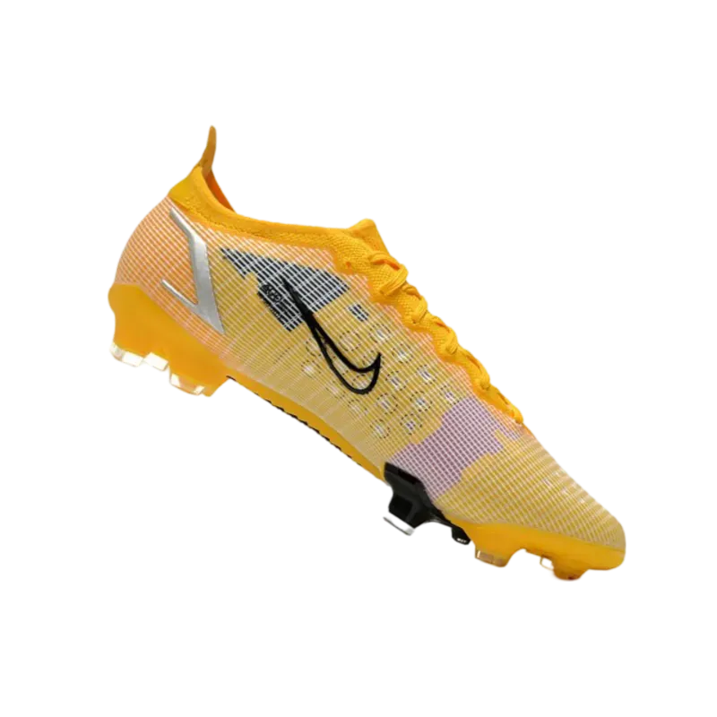 Nike Mercurial Vapor 14 Elite FG Yellow Black - Goatkits Boots