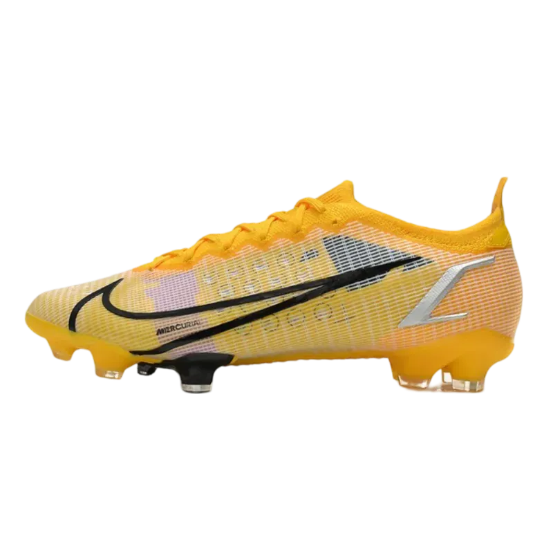 Nike Mercurial Vapor 14 Elite FG Yellow Black - Goatkits Boots