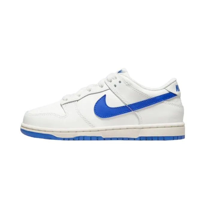 Nike scarpa sneakers da bambino Dunk Low DH9756 105 bianco-azzurro