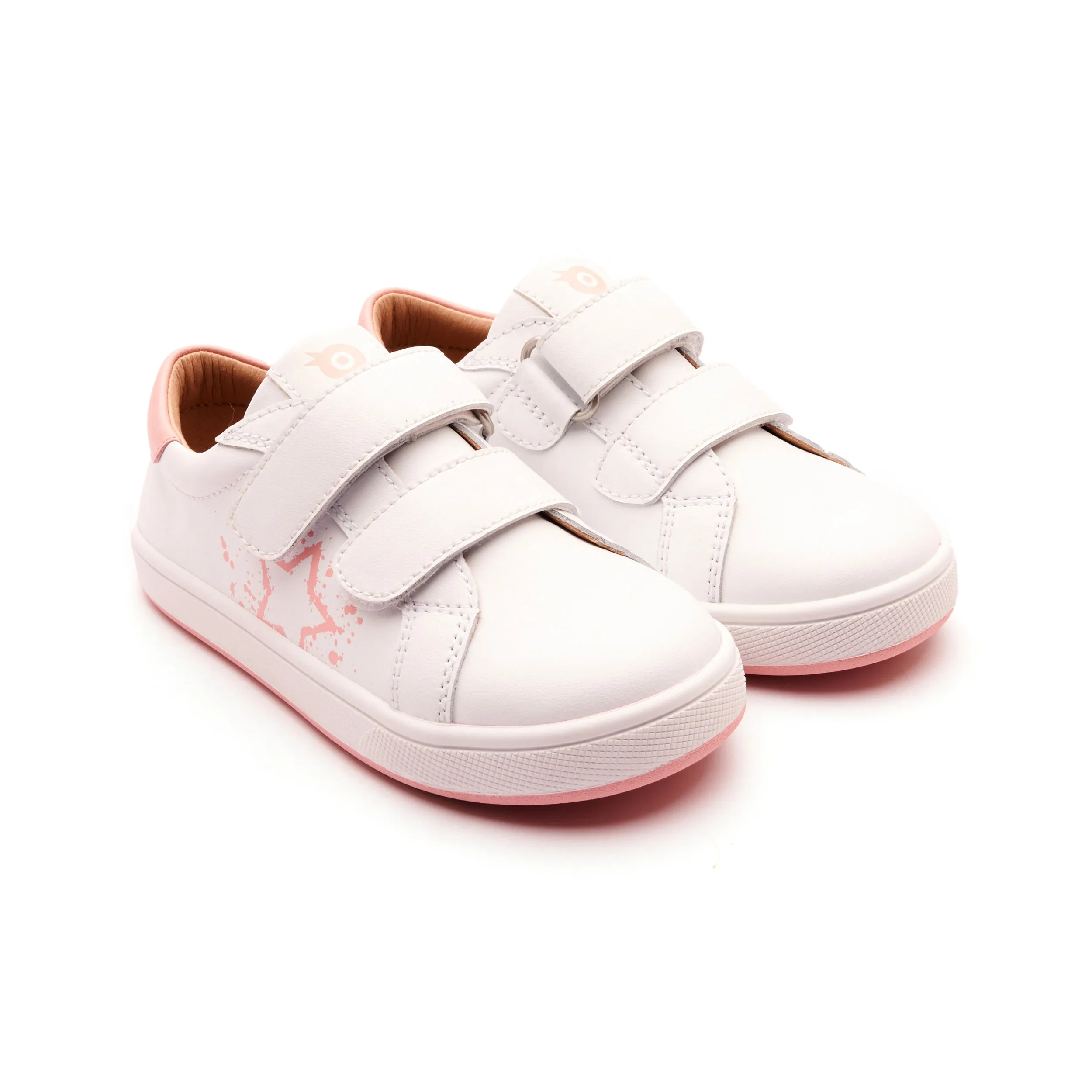 Old Soles Girl's Low Splash Casual Shoes - Snow / Cipria / White Cipria