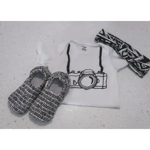 Organic Baby Moccasins - Dash