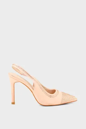 Party Wear Sling Back I47287-NUDE PINK