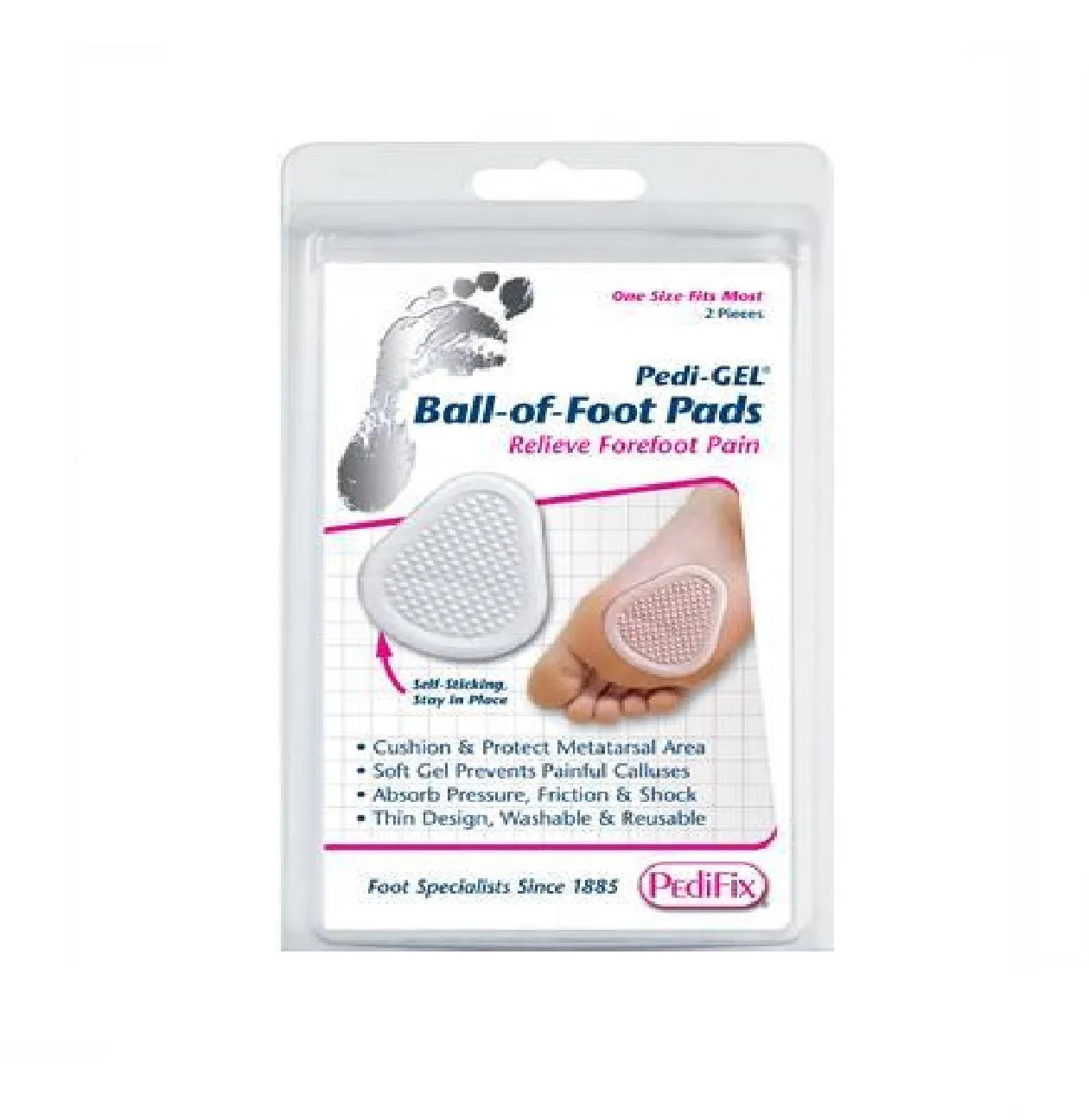 Pedifix Pedi-Gel Ball Of Foot Pads - (#PFP8201)