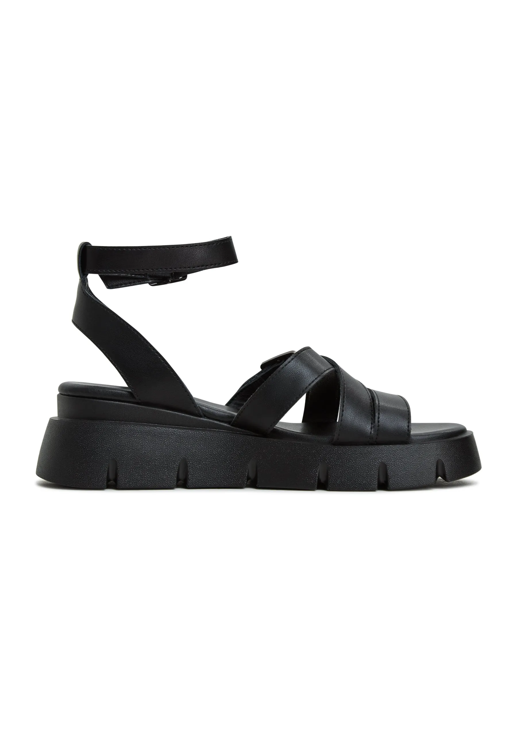 Platform Leather Sandals