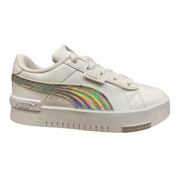 Puma sneakers da bambina Jada Rainbow Ps 362663 01 white silver