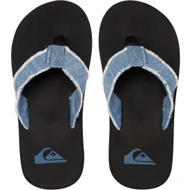 Quiksilver Kids Monkey Abyss Flip Flops - Blue